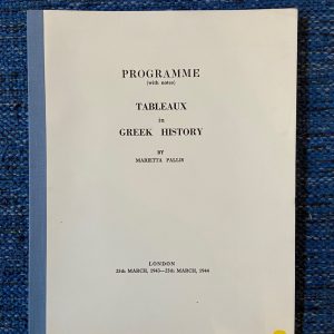 Tableaux in Greek History