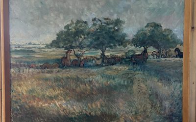‘Dryad Oaks’ (Horses on Long Gore Marsh) – NFS – pre-sold 2025