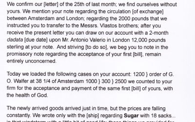 Translation of Letter of 28 March 1825